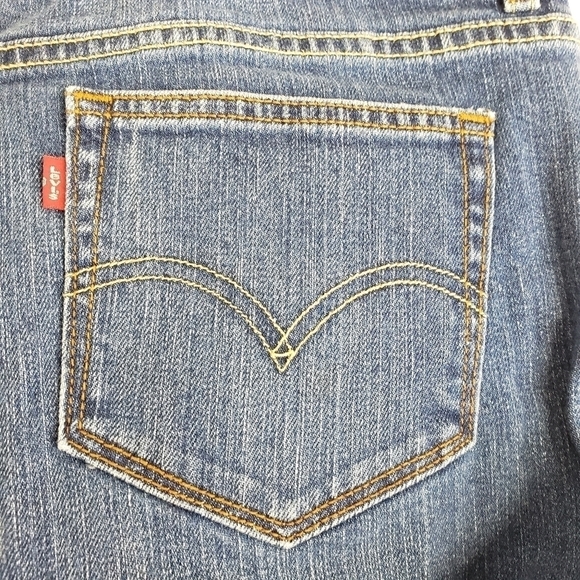 LEVI'S 534 Low Flare 9" Rise 12L 31x32 EUC - Picture 5 of 13